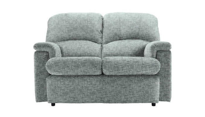 G Plan Chloe Small 2 Seater Sofa in Remco Light Grey Fabric